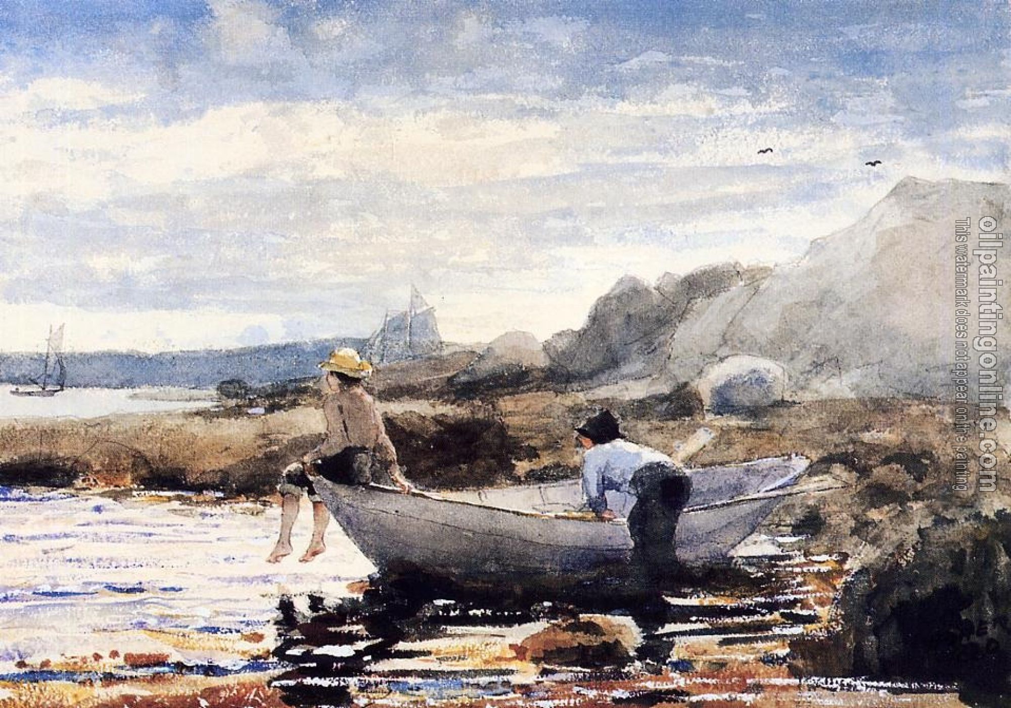 Homer, Winslow - Boys in a Dory